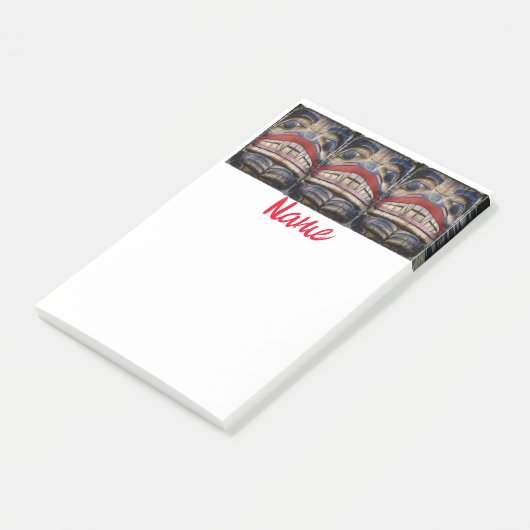 Totem Pole Face Thunder_Cove Post-it® Notes (Schuin)