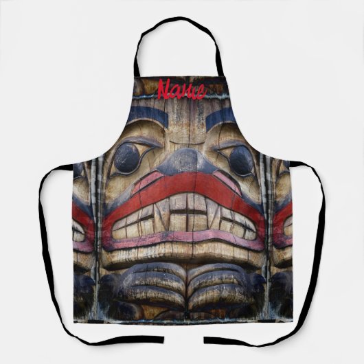 Totem Pole Face Thunder_Cove Schort (Voorkant)