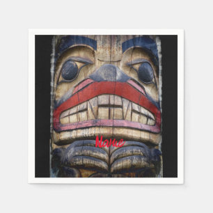 Totem Pole Face Thunder_Cove Servet