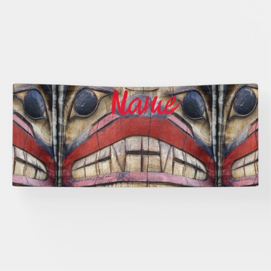 Totem Pole Face Thunder_Cove Spandoek (Horizontaal)