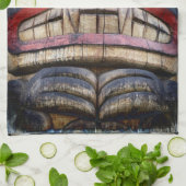 Totem Pole Face Thunder_Cove Theedoek (Gevouwen)