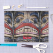 Totem Pole Face Thunder_Cove Tissuepapier (Craft)