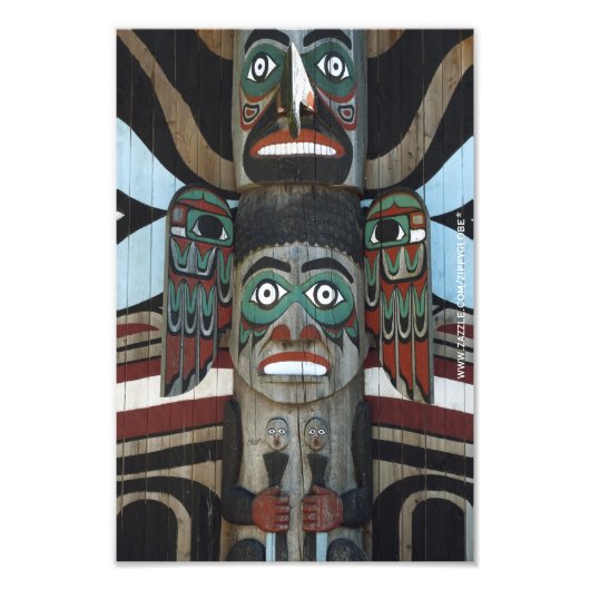 Totem Pole fotoprint Foto Afdruk (Voorkant)