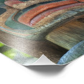 Totem Pole fotoprint Foto Afdruk (Hoek)