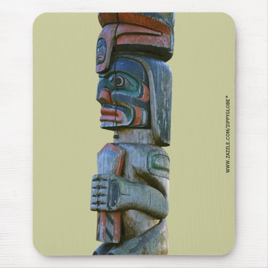 Totem Pole Mousepad Muismat (Voorkant)