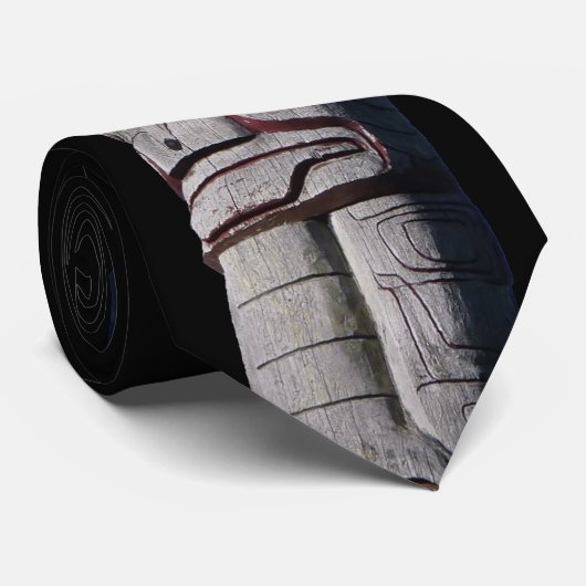 Totem Pole Stropdassen First Nations Totem Stropda (Opgerold)