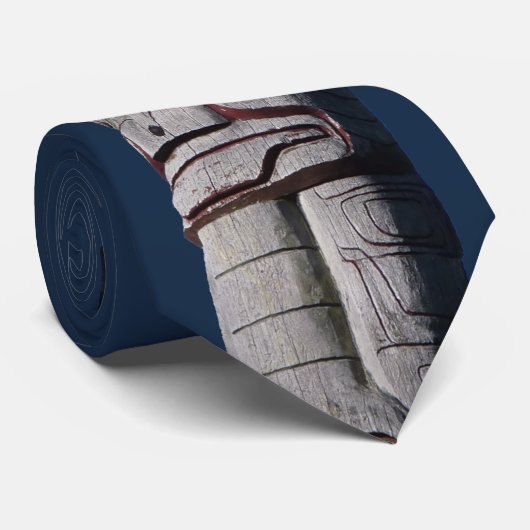 Totem Pole Stropdassen First Nations Totem Stropda (Opgerold)