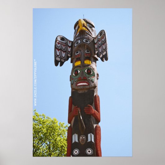 Totem Pole Wall Poster (Voorkant)