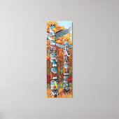 Totem Polen schilderen Canvas Prints (Voorkant)