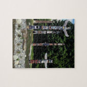 Totem poles, Vancouver, Brits Colombia Legpuzzel (Horizontaal)