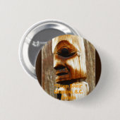 TOTEM SPIRIT Art Collectie Ronde Button 5,7 Cm (Voorkant /achterkant)