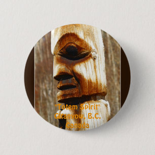 TOTEM SPIRIT Art Collectie Ronde Button 5,7 Cm