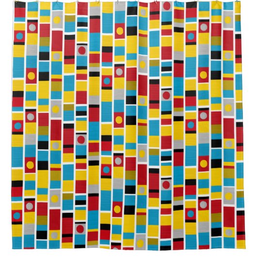 Totem Stripes Douchegordijn (Voorkant)