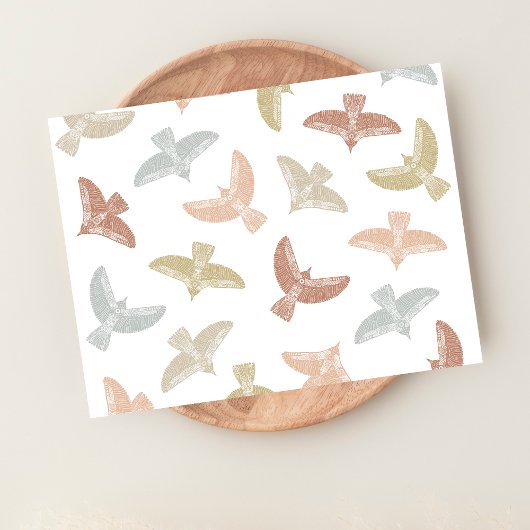 Totem Vogels Volkskunst Briefkaart