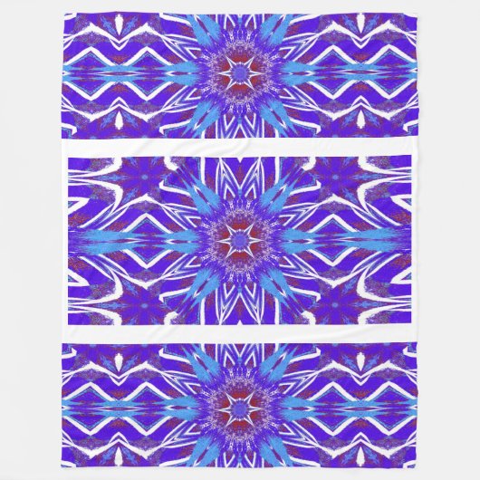 Totem Wilde bloem 10 Fleece Deken (Voorkant)