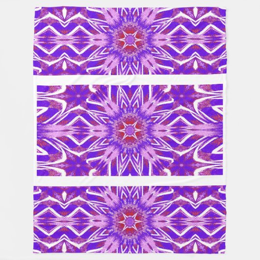 Totem Wilde bloem 11 Fleece Deken (Voorkant)