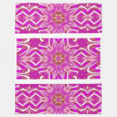 Totem Wilde bloem 12 Fleece Deken (Voorkant)