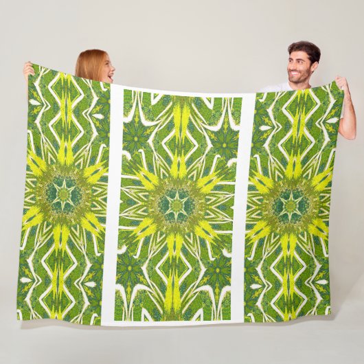 Totem Wilde bloem 13 Fleece Deken (In situ)