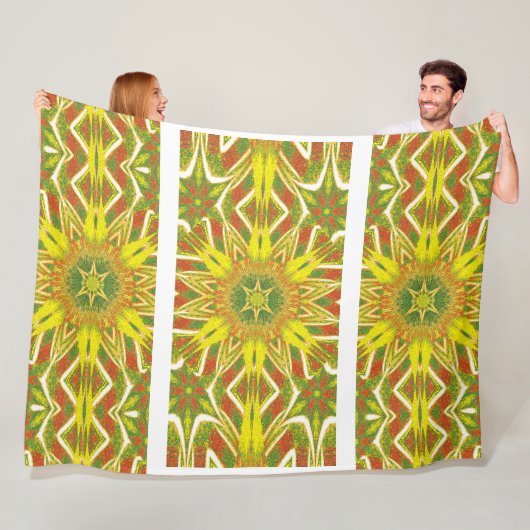 Totem Wilde Bloem 14 Fleece Deken (In situ)