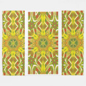 Totem Wilde Bloem 14 Fleece Deken (Voorkant (Horizontaal))