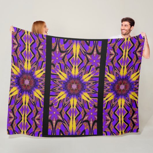 Totem Wilde bloem 1 Fleece Deken (In situ)