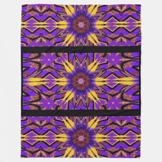 Totem Wilde bloem 1 Fleece Deken (Voorkant)