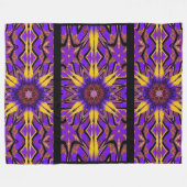 Totem Wilde bloem 1 Fleece Deken (Voorkant (Horizontaal))