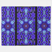 Totem Wilde bloem 3 Fleece Deken (Voorkant (Horizontaal))