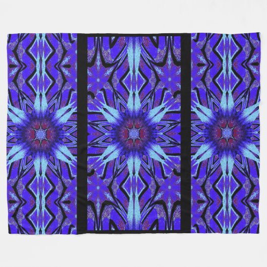 Totem Wilde bloem 3 Fleece Deken (Voorkant (Horizontaal))