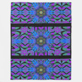 Totem Wilde bloem 4 Fleece Deken (Voorkant)