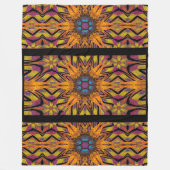 Totem Wilde Bloem 6 Fleece Deken (Voorkant)