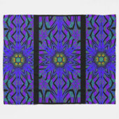 Totem Wilde bloem 7 Fleece Deken (Voorkant (Horizontaal))