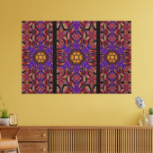 Totem Wilde bloem 8 Canvas Afdruk (Insitu (Woonkamer))