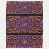 Totem Wilde bloem 8 Fleece Deken (Voorkant)