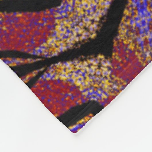 Totem Wilde bloem 8 Fleece Deken (Hoek)