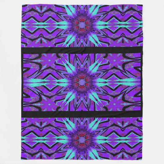 Totem Wilde bloem 9 Fleece Deken (Voorkant)