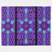 Totem Wilde bloem 9 Fleece Deken (Voorkant (Horizontaal))