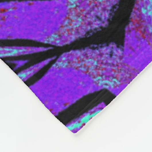 Totem Wilde bloem 9 Fleece Deken (Hoek)