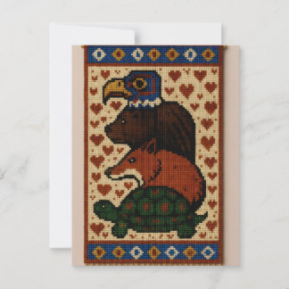 totemdierenkralen briefkaart