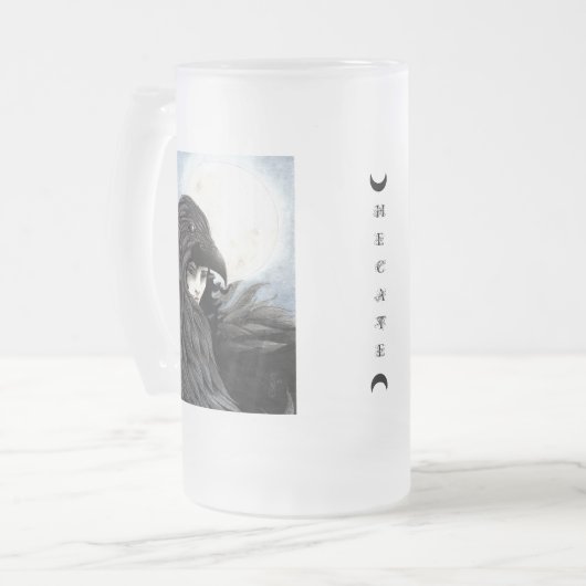 Totemisch Hecate drinkware Matglas Bierpul (Voorkant links)