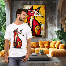 Totemische Vos – Abstract Stam Symbool