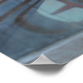 Totempaal Abstract, Alaska Poster (Hoek)