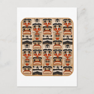 Totempaal Briefkaart