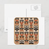 Totempaal Briefkaart (Voorkant / Achterkant)