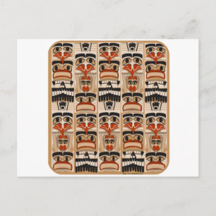 Totempaal Briefkaart