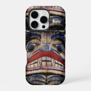 Totempaal Gezicht Thunder_Cove iPhone 16 Pro Hoesje