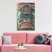 Totempaal Ingepakte Canvas Afdruk (Insitu (Woonkamer))