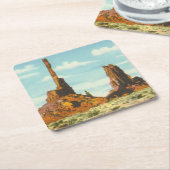 Totempaal Kartonnen Onderzetters (Schuin)