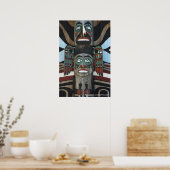 Totempaal Muurposter Poster (Keuken)