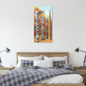 Totempaal Schilderij Canvas Prints (Insitu (Slaapkamer))